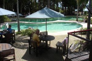 The pool at Kingfisher resort